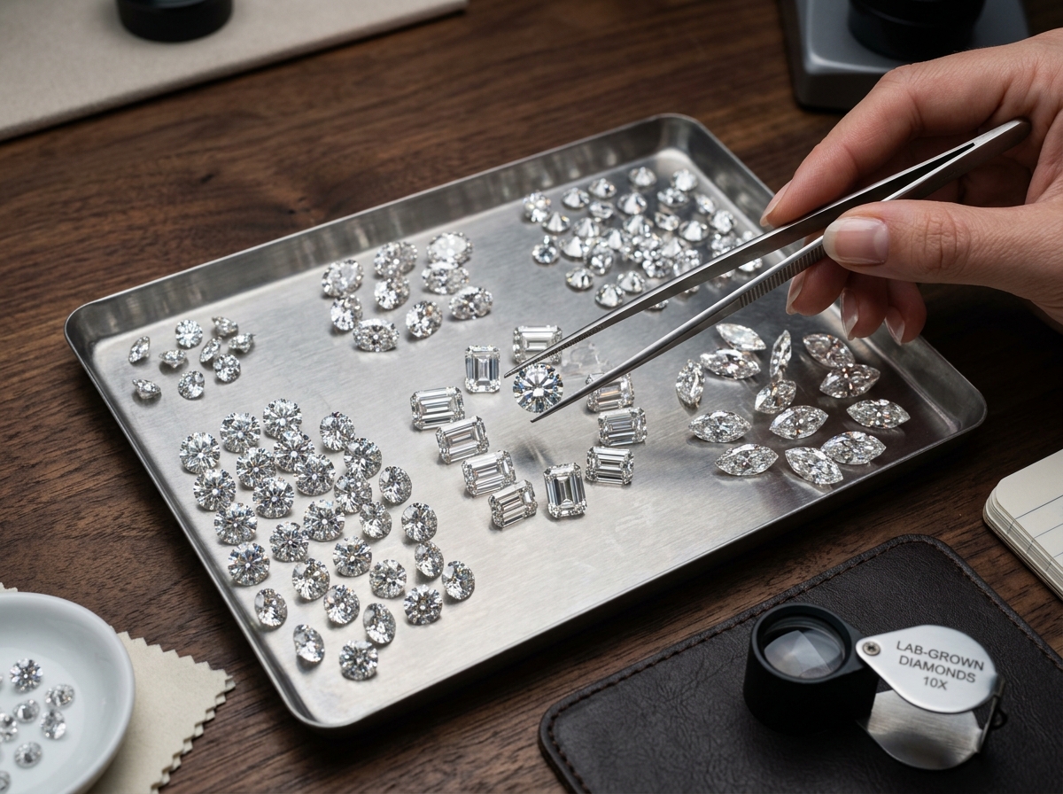 Step 3 Loose GIA Diamonds Selection
